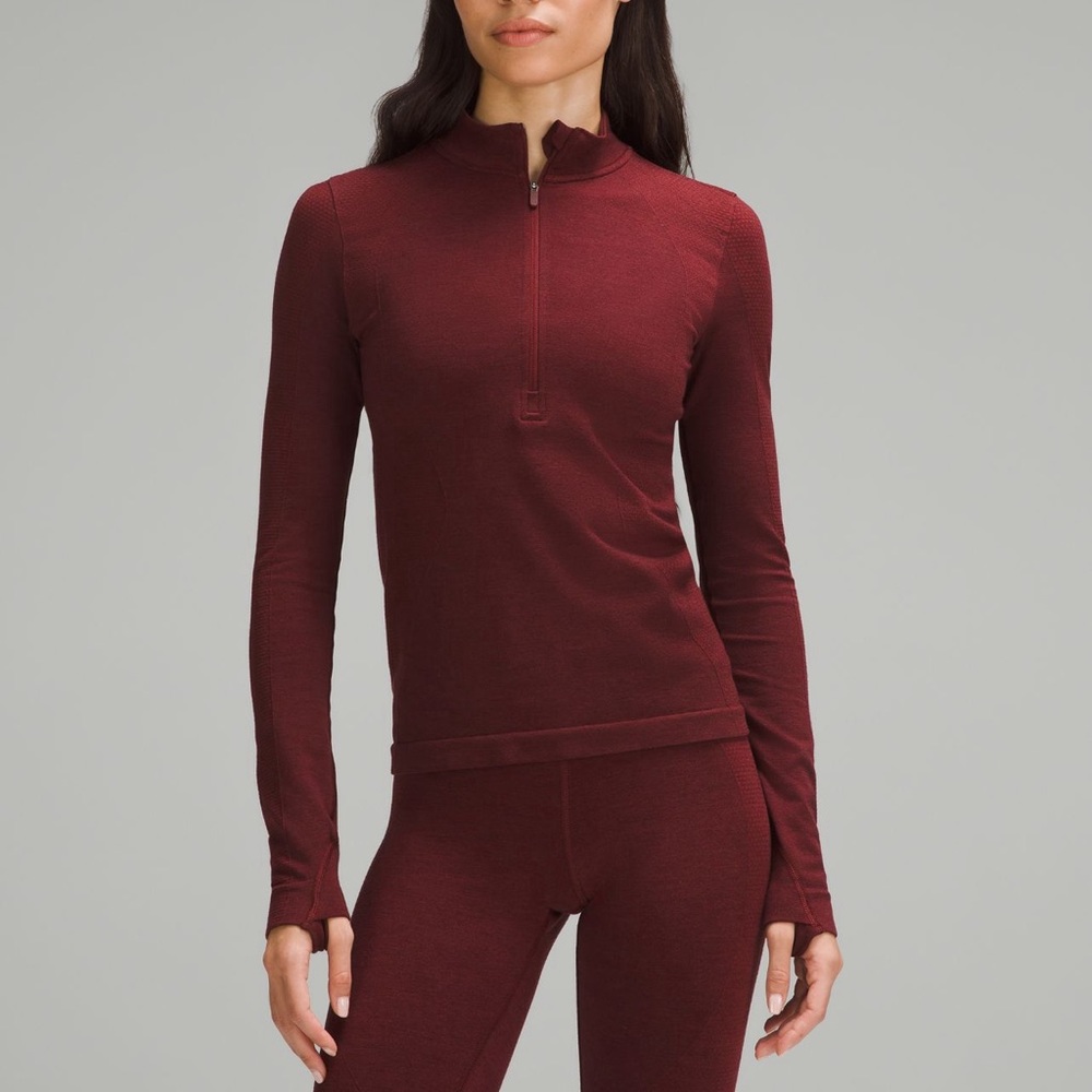Lululemon Merino-Wool Base Layer Half-Zip